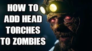 How To Mod In amp Add Head Torches To Infected Zombies On DayZ Community Server PC PlayStation amp Xbox [upl. by Ahsok]