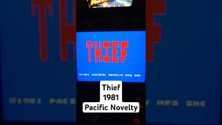 Thief  1981  Pacific Novelty thief pacificnovelty shorts arcadegame retrogamer retrogames [upl. by Daza]