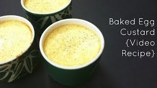 How to Make Baked Custard Video Recipe [upl. by Nowaj]