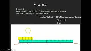 Engineering Drawing Vernier Scale Example 1 [upl. by Wahs247]