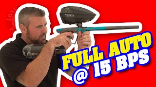 Showing 5 10 amp 15 BPS on Full Auto  Lone Wolf Paintball Michigan [upl. by Neils]