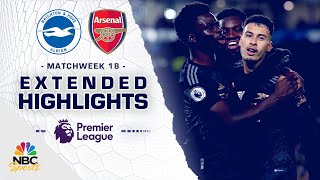 Brighton v Arsenal  PREMIER LEAGUE HIGHLIGHTS  12312022  NBC Sports [upl. by Kentigerma]