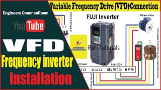 VFD control wiring diagram । Engineers CommonRoom । Electrical Circuit Diagram [upl. by Yanal]