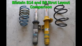 Bilstein B14 and B6 Strut Teardown amp Comparison [upl. by Jami942]