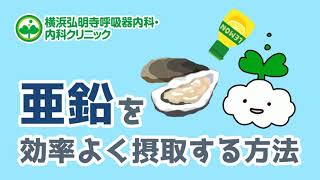 亜鉛を効率よく摂る方法！亜鉛が多い食べ物や食材、サプリメントとは？横浜弘明寺呼吸器内科・内科クリニック [upl. by Delinda751]