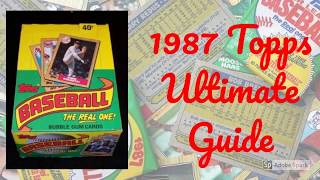 1987 Topps Baseball Cards – The Ultimate Guide [upl. by Georgine]