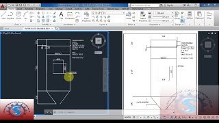 VERTICAL TANK DRAWING  AUTOCAD 2D PRACTICE DRAWING  BASIC TUTORIAL FOR BEGINNERS 119 [upl. by Angi498]