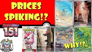 Pokémon Scarlet amp Violet 151 Cards are SPIKING in Price Getting Expensive Pokemon TCG News [upl. by Noramac]