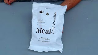 Tasting US Cold Weather MRE menu 5 [upl. by Aifoz822]