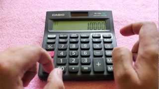 Casio MJ120D Calculator review [upl. by Izogn186]