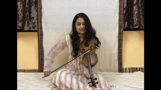 Avachita Parimalu  Sant Dnyaneshwar  Violin  Shruti Bhave [upl. by Aanas]