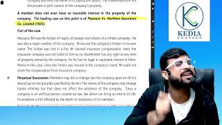 Companies Act 2013  Part 1 CA Foundation Law  CA Ashish Kedia [upl. by Ahsasal]