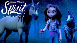 SPIRIT UNTAMED  Lucky Meets Spirits Herd EXCLUSIVE CLIP [upl. by Loredana142]