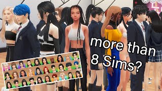 How to have more than 8 Sims in the Sims 4 [upl. by Anelra63]