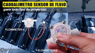 Medidor de flujo  caudalimetro  Arduino  Robotica [upl. by Sadick]