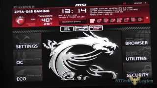 MSI Z77AG45 Gaming UEFI BIOS Tutorial Guide [upl. by Ilahtan]