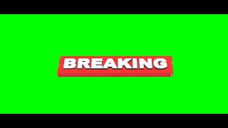 Breaking News Green Screen Templates  No Copyrights  Arishs Films [upl. by Buote]