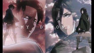 【AMV】Levi x Mikasa We are one in the same [upl. by Ahsiekim]