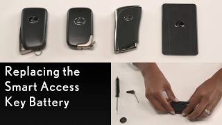 HowTo Replace Smart Access Key Battery  Lexus [upl. by Ardnasirhc217]