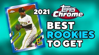 2021 Topps Chrome — Top 15 Rookies To Look For And Invest In [upl. by Fulmis938]