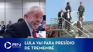 Expresidente Lula vai para presídio de Tremembé SP [upl. by Salokin]