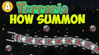 Terraria How To Summon The Destroyer EASY  Terraria How To get Mechanical Worm [upl. by Sklar]