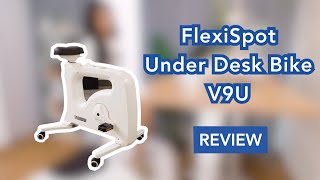 FlexiSpot Underdesk Bike V9U Review Work From Home Setup [upl. by Atived117]