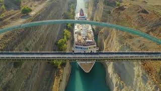 Braemar cruising the Corinth Canal [upl. by Moyna]