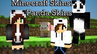 Top 10 Minecraft Skins  Minecraft Skins Top Panda Skins [upl. by Nivrac]