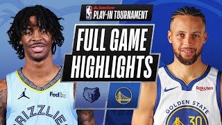 GRIZZLIES at WARRIORS  FULL GAME HIGHLIGHTS  May 21 2021 [upl. by Nowujalo]