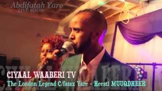 Abdifatah Yare LIVE Heesti MUQDHEER Performance  Minneapolis 2013 VIDEO [upl. by Greenburg]