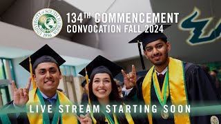 USF 2024 Fall Commencement Ceremony  Friday 130 PM [upl. by Shellie]