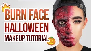 EASY BURN SPECIAL FX HALLOWEEN MAKEUP TUTORIAL  JCharlesBeauty [upl. by Durstin793]