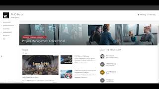 How to Navigate the PMO Portal in Microsoft Project Online [upl. by Sawyer]
