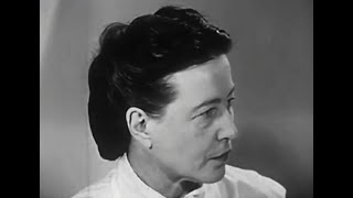 Simone de Beauvoir on Existentialism amp God 1959 [upl. by Nanaj]