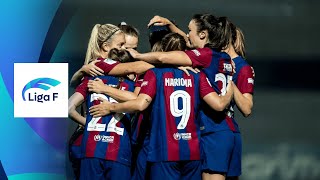 HIGHLIGHTS  Madrid CFF vs Barcelona Liga F 202324 [upl. by Cassella]