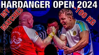 HARDANGER OPEN 2024  100 KG  MY MATCHES  Photo Jan Arthur Aune armwrestling armwrestler [upl. by Albemarle882]