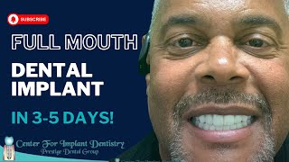 Full Mouth Dental Implants in Just 4 Days  LifeChanging Smile Transformation [upl. by Boyden780]