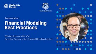 Webinar Financial Modeling Best Practices presentation by the Financial Modeling Institute [upl. by Nrehtac916]