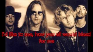 Alice in Chains  Bleed The Freak Lyrics Video [upl. by Bock696]