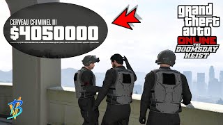 ASTUCES POUR RÉALISER LES DÉFIS DE CERVEAU CRIMINEL  BRAQUAGE DE LA FIN DU MONDE GTA ONLINE [upl. by Aehsal]