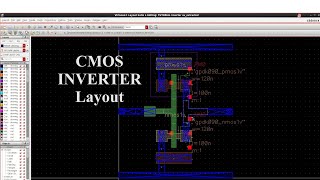 Cadence Virtuoso CMOS Inverter Layout  Part2 [upl. by Notgnilra]