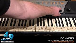 Yamaha PSR170 Keyboard  Tutorial [upl. by Hgielrahc169]