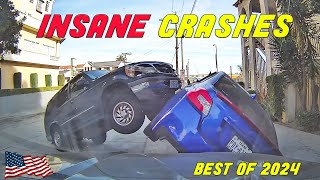 BEST OF CAR CRASHES 2024 [upl. by Haek]