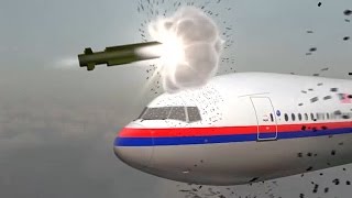 MH17 Animation shows effects of impact [upl. by Oppen544]