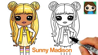 How to Draw Rainbow High Fashion Doll 🌈 Sunny Madison [upl. by Oneida802]