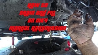 How to drain and fill an MK4 Manual Transmission S4EP23 [upl. by Fredette]