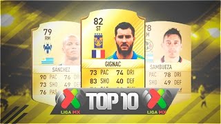 FIFA 17 UT  TOP 10 JUGADORES LIGA MX MEDIAS OFICIALES [upl. by Moazami]