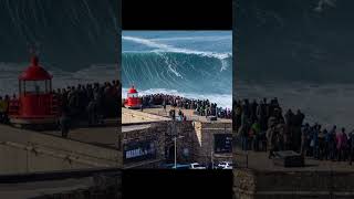 Nazaré The bigwave surfers paradise born out of the largest underwater canyon in Europe [upl. by Eeldivad]