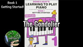 The Gondolier P58  Denes Agay’s Learning To Play Piano Book 1 [upl. by Faith]